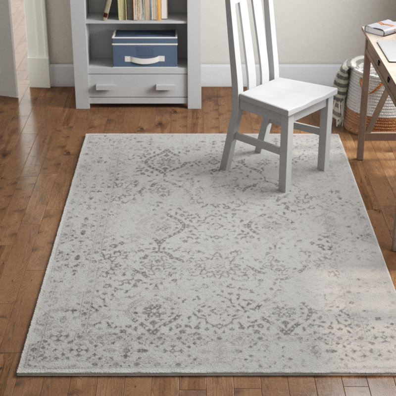 Laurel Foundry Modern Farmhouse Youati Ivory/Gray Area Rug & Reviews